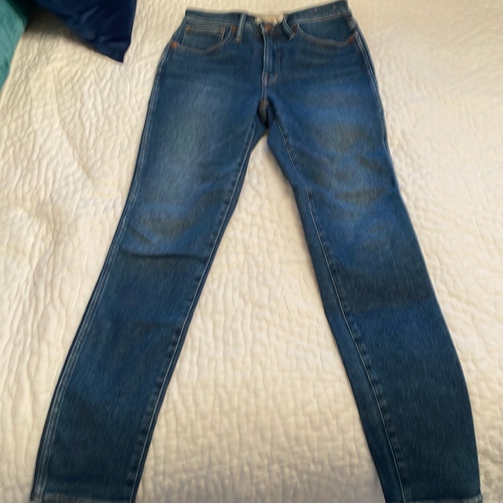 Madewell Women's Skinny Jeans in Deep Blue